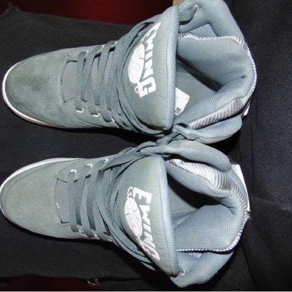 PATRICK EWING 33 HIGH SUEDE MENS BASKETBALL SHOES, SIZE 10.5 (PRE-OWNED) - Picture 3 of 5